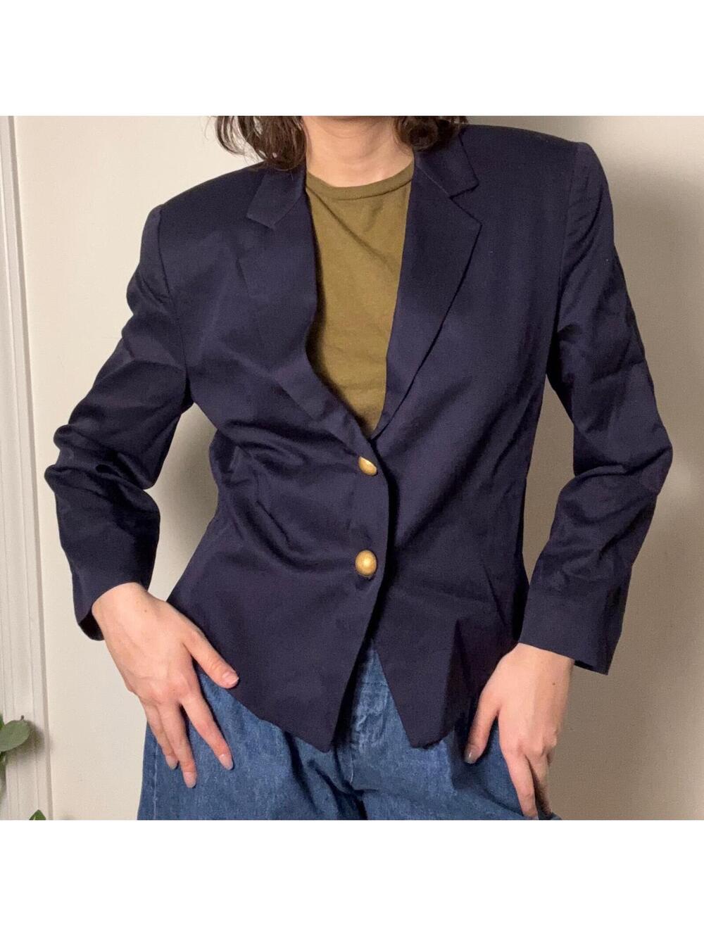 Vintage Gianni Navy Sports Blazer